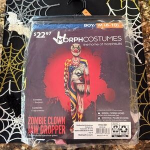 Zombie Clown Jaw Dropper Costume